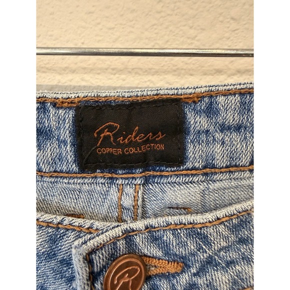 **LEE** RIDERS COPPER COLLECTION STRAIGHT LEG Cropped WOMENS JEANS sz11/12P - Picture 3 of 10